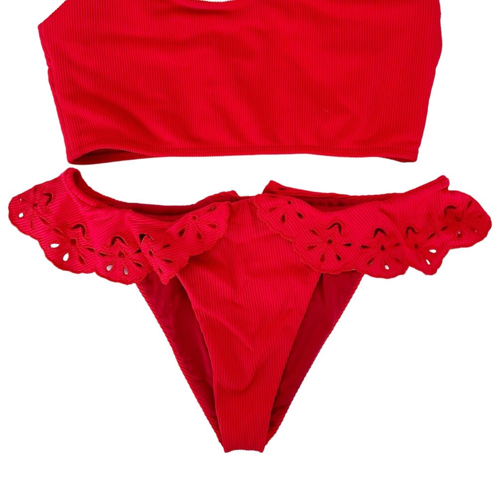 Beach Riot Red Bikini Set - Picture 3 of 9